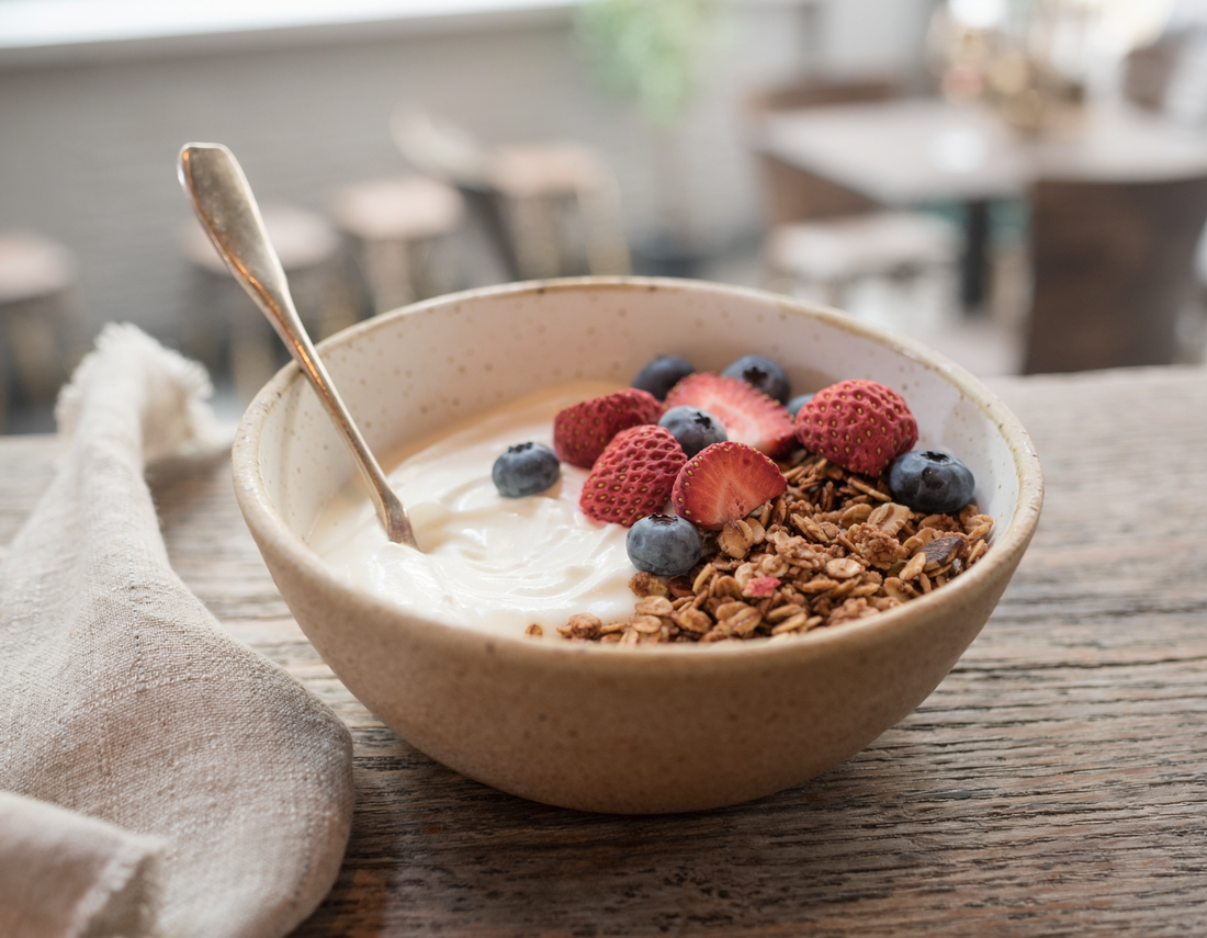 Granola med frystorkad frukt