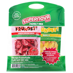 Familjpaket Frukost med flera Supernova Freeze-smaker