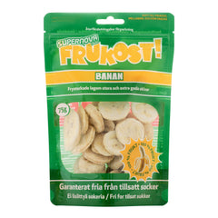 Banan – förpackning med frystorkad banan