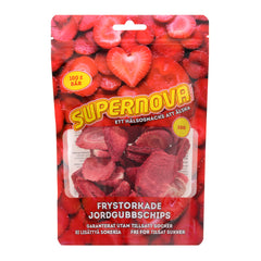 Hälsosnacks jordgubbschips