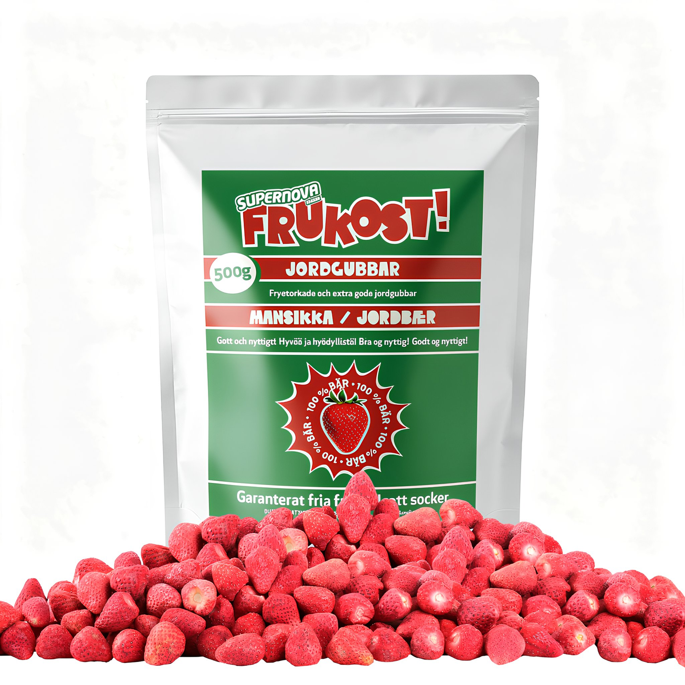 Morgenmad XL - Jordbær