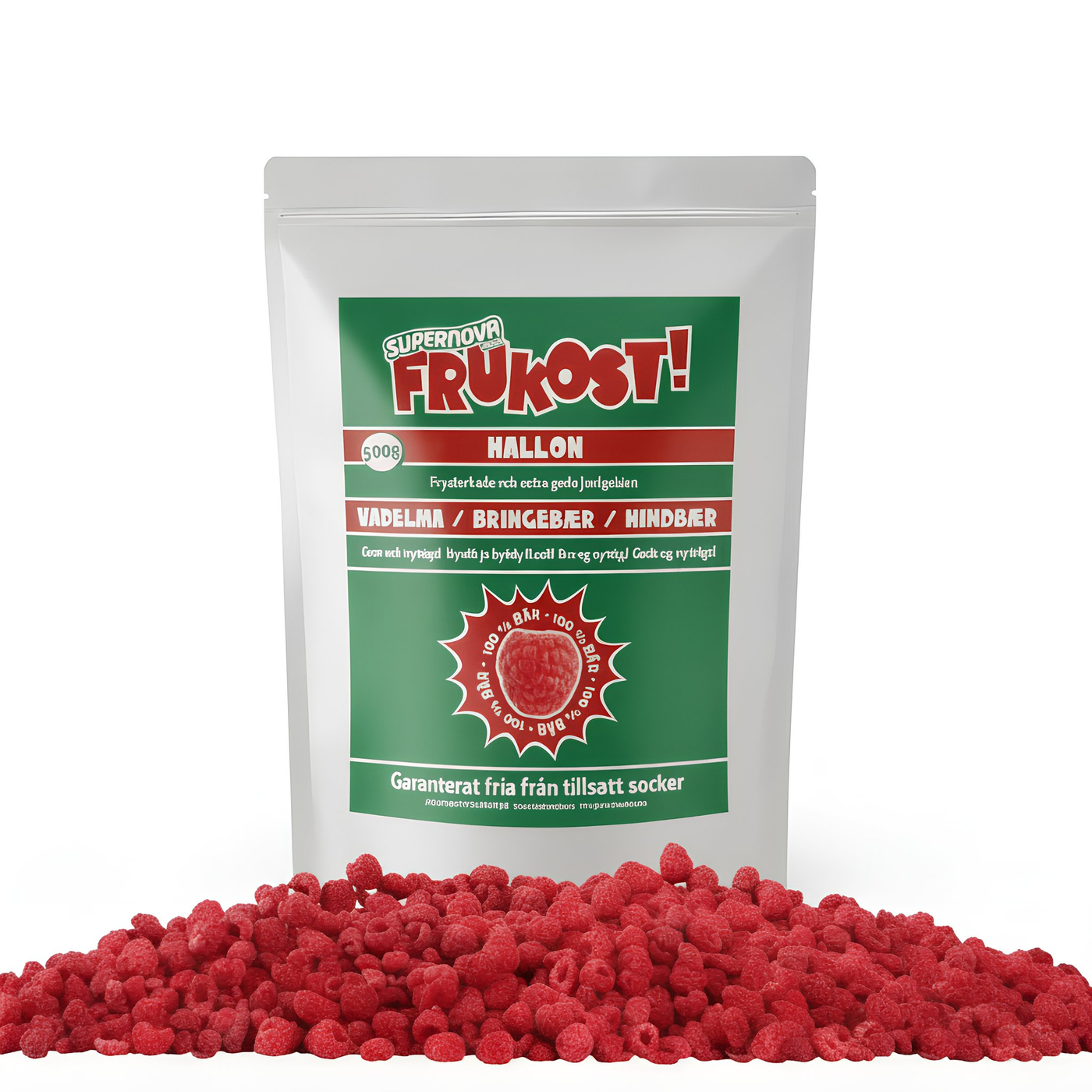 Morgenmad XL - Hindbær