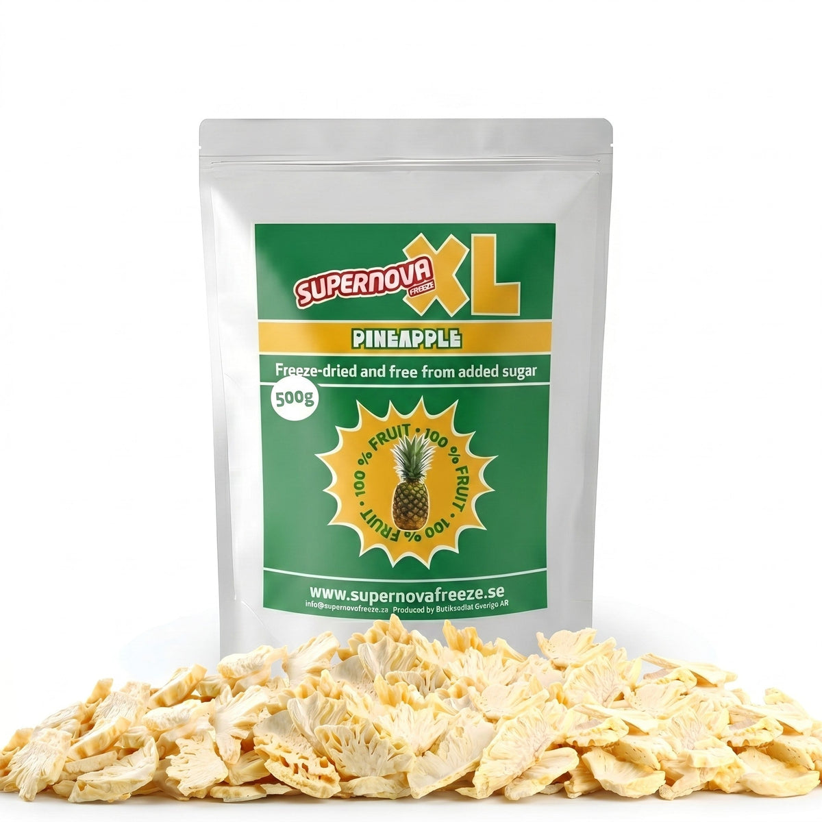 Supernova Freeze XL - Ananas – förpackning med frystorkad ananas